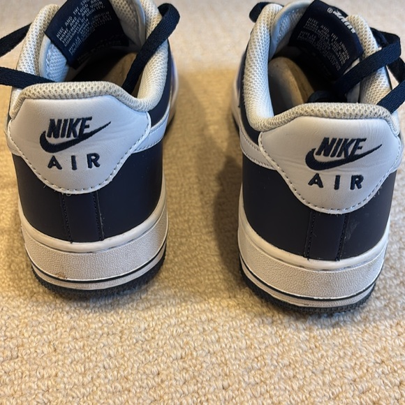 Nike Air Force 1s Men's Blue and White Sneakers - Picture 5 of 6